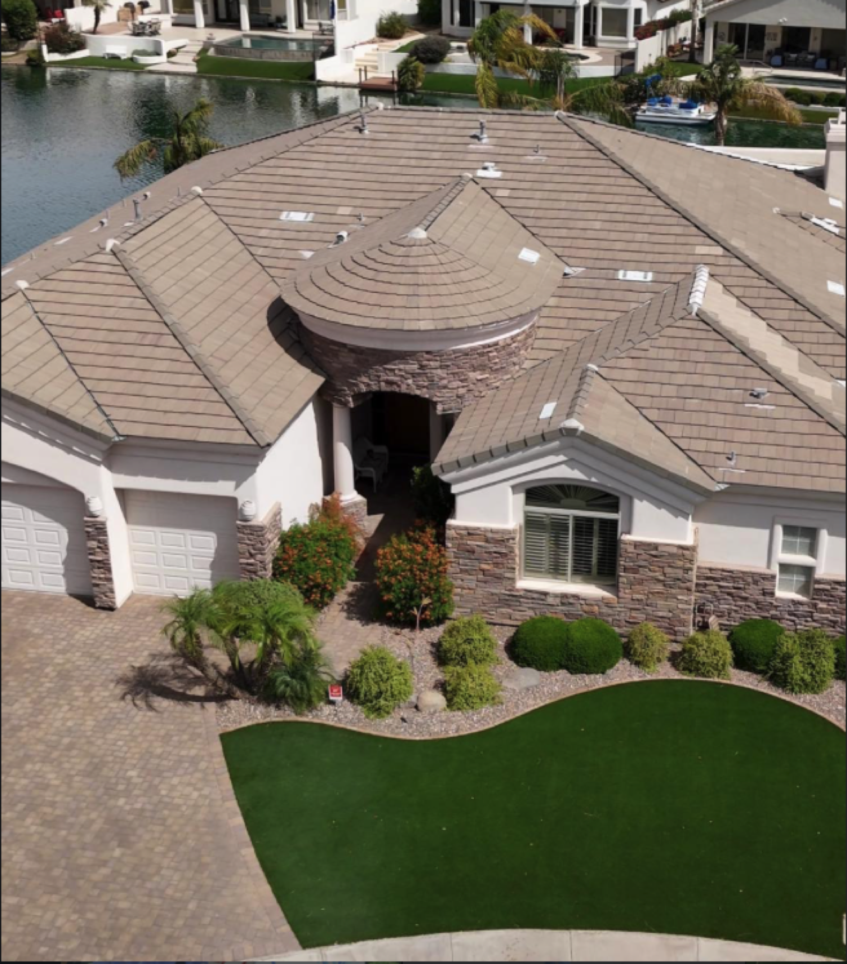 Premium turf lawn in Scottsdale
